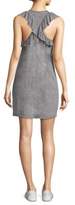 Thumbnail for your product : Current/Elliott Cadence Ruffle Racer-Back Shirt Dress