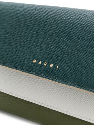 Marni two-tone Bellows wallet