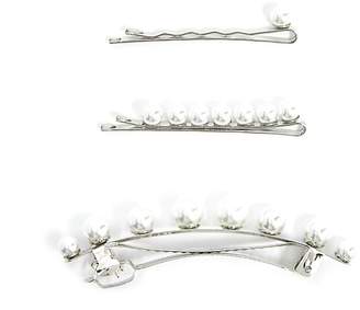Forever 21 Faux Pearl Embellished Hair Accessories Set