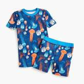 Thumbnail for your product : J.Crew Kids' glow-in-the-dark short pajama set in jellyfish