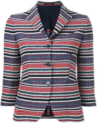 Tagliatore striped blazer - women - Cotton/Acrylic/Polyester/Cupro - 40