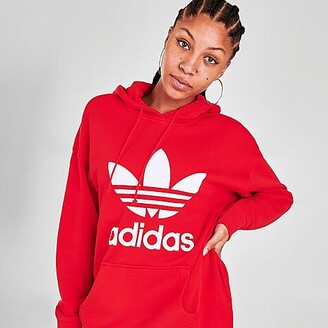 red adidas jacket womens
