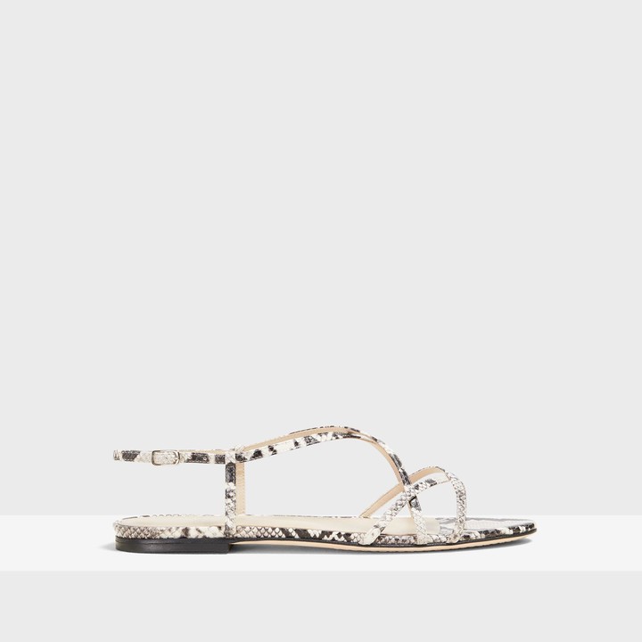 python sandals flat