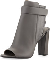 Thumbnail for your product : Vince Brigham Peep-Toe Bootie, Graphite
