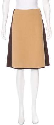 Prada Sport Fleece Knee-Length Skirt