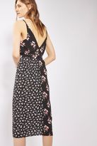 Thumbnail for your product : Topshop Patchwork belted slip dress