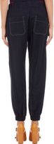 Thumbnail for your product : Band Of Outsiders Contrast Topstitch Sweatpants-Blue