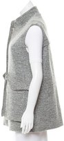 Thumbnail for your product : Lela Rose Bouclé Zip-Up Vest