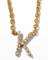 Thumbnail for your product : BaubleBar Nora 14K Gold Plated Cubic Zirconia Initial Necklace