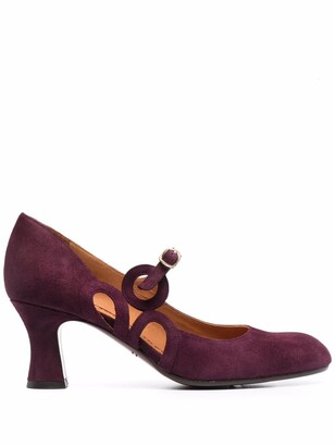 Chie Mihara Cut-Out Buckled Pumps