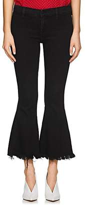 Icons Objects of Devotion Women's Low-Rise Crop Flare Jeans - Black