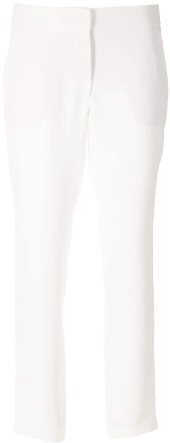 Womens Slim Fit White Pants | Shop the world's largest collection 