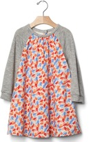 Thumbnail for your product : Gap Knit-sleeve print dress