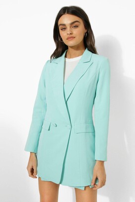 boohoo Tailored Double Breasted Blazer