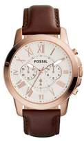 Thumbnail for your product : Fossil FS4991 Mens brown strap watch