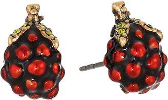 Marc Jacobs Women's Raspberry Studs Earrings Earring