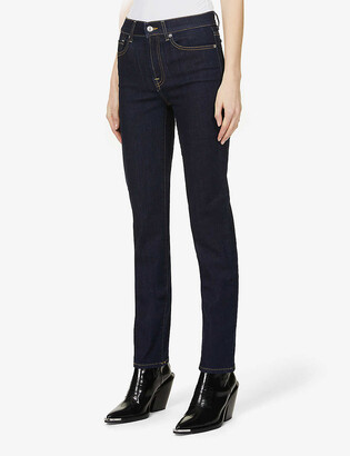 7 For All Mankind The Straight Bair high-rise jeans