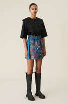 Thumbnail for your product : Ganni Structured Jacquard Skirt