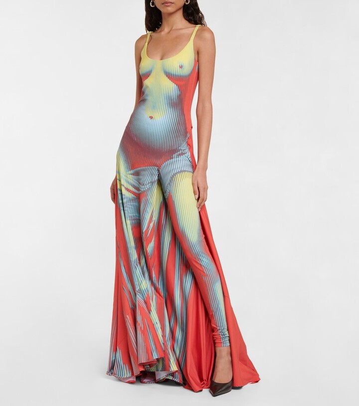 Y/Project x Jean Paul Gaultier Body Morph maxi dress - ShopStyle