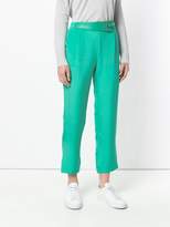 Thumbnail for your product : Max & Moi eyelet detail cropped trousers