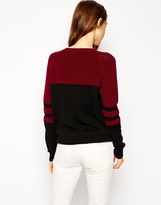 Thumbnail for your product : ASOS COLLECTION Chunky Sweater In Color Block