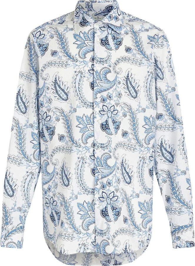 Etro Floral Paisley-Print Shirt