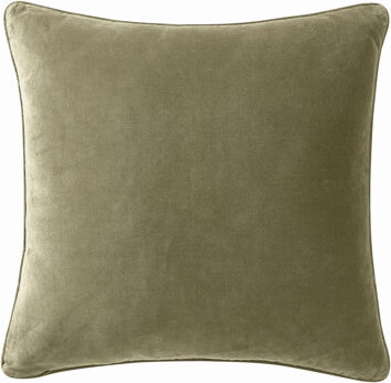 Brooklyn Loom Matte Cotton Velvet European Sham