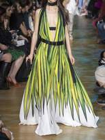 Thumbnail for your product : Elie Saab Printed Double Georgette Dress