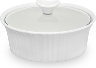 Corningware French White 1.5-Qt. Round Casserole with Glass Lid - ShopStyle