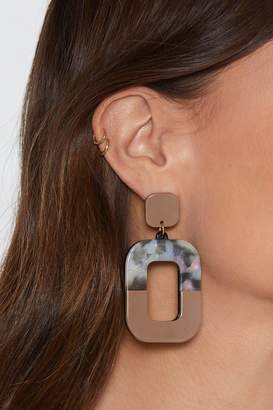Nasty Gal The Ear and Now Resin Drop Earrings