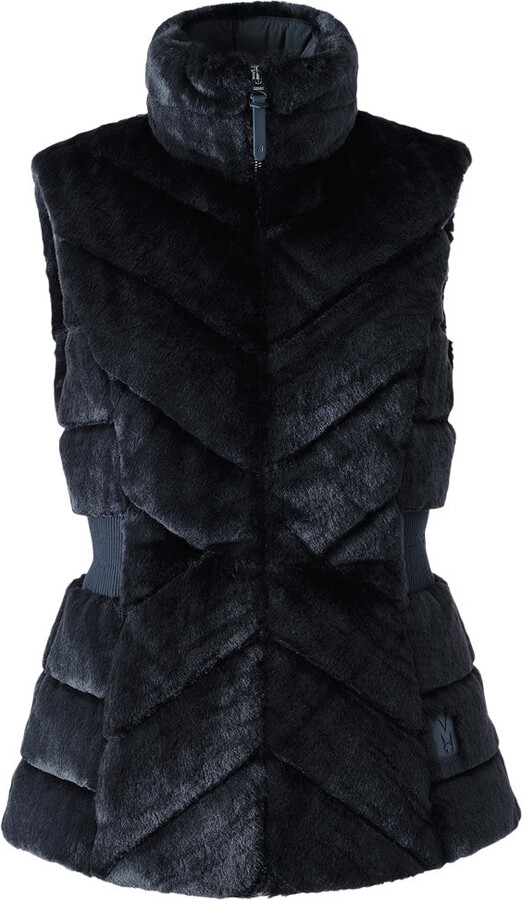 Mackage Twiggy Down Faux-fur Quilted Vest