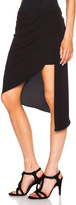 Thumbnail for your product : Haute Hippie Asymmetrical Triacetate-Blend Skirt