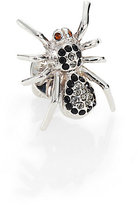 Thumbnail for your product : Tateossian Swarovski Crystal Spider Lapel Pin