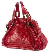 Thumbnail for your product : Chloé Small Python Paraty Bag