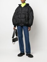 Thumbnail for your product : CHEN PENG Padded-Design Hooded Jacket
