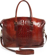 Thumbnail for your product : Brahmin Duxbury Croc Embossed Leather Weekend Bag