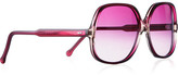 Thumbnail for your product : Cutler and Gross Round-frame ombré acetate sunglasses
