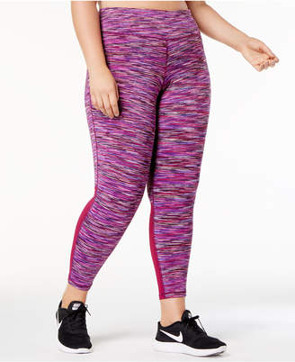 Ideology Plus Size Space-Dyed High-Rise Leggings, Created for Macy's