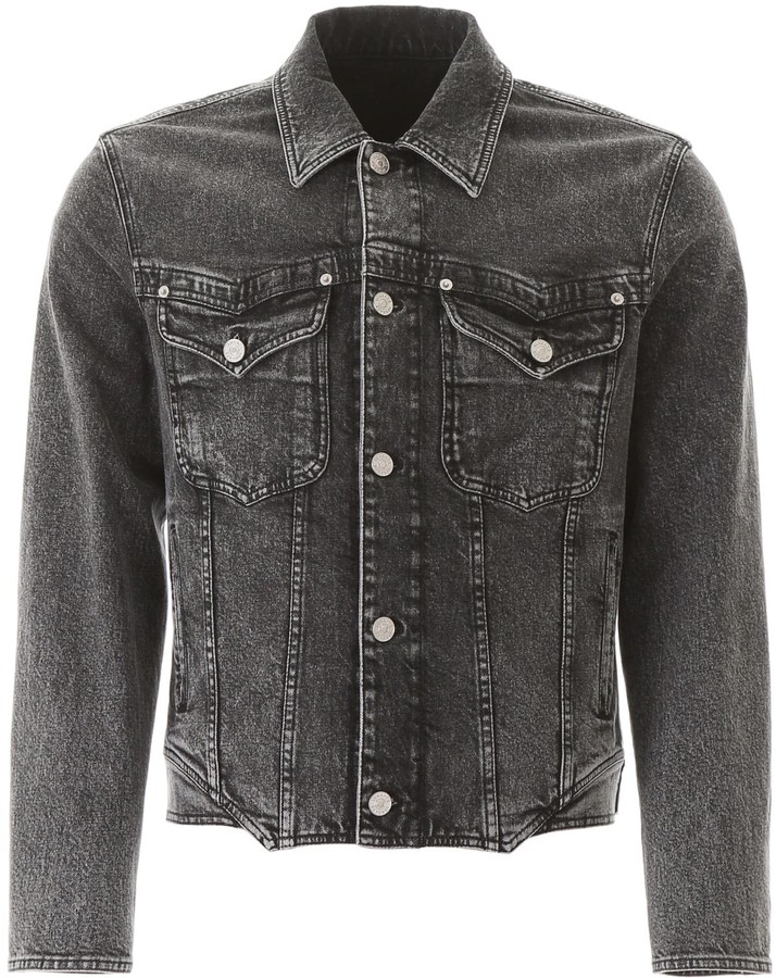 versace mens denim jacket