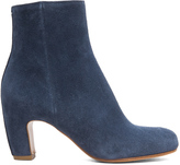 Thumbnail for your product : Maison Margiela Curved Heel Suede Boots
