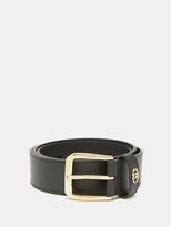 Thumbnail for your product : Gucci GG-logo Leather Belt - Black