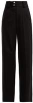 Thumbnail for your product : Proenza Schouler Wool-blend Wide-leg Trousers - Womens - Black