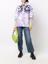 Thumbnail for your product : Charles Jeffrey Loverboy Logo-Embroidered Tie-Dye Hoodie