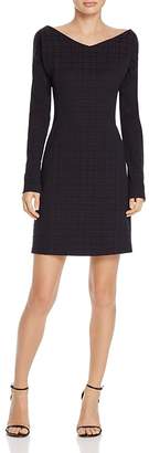 Theory Checked V-Neck Sheath Dress - 100% Exclusive