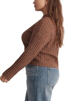 Thumbnail for your product : Madewell Levi Rib Mock Neck Wool Blend Crop Pullover Sweater