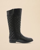Thumbnail for your product : Cole Haan Girls' Nancy Brogue Quilted Tall Boots - Little Kid, Big Kid