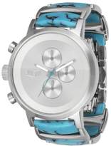Thumbnail for your product : Vestal Silver & Acetate Chrono Watch "Metronome Minimalist"