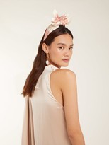 Thumbnail for your product : Benoit Missolin Eugenie Bow Headband - Pink