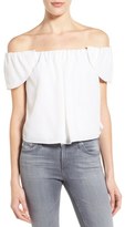 Thumbnail for your product : Rebecca Minkoff Women's 'Jasmine' Silk Off the Shoulder Top, Size X-Small - White