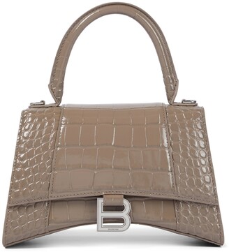 Balenciaga Hourglass Small leather shoulder bag - ShopStyle